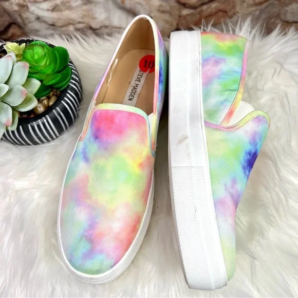 STEVE MADDEN Toshe Tie-Die Slip-on Sneakers, 10 - Picture 6 of 11